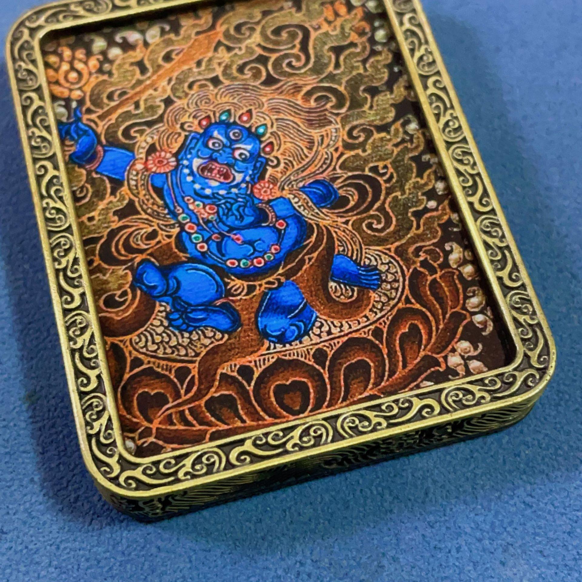真品西藏唐卡吊墜 佛牌唐卡項鍊